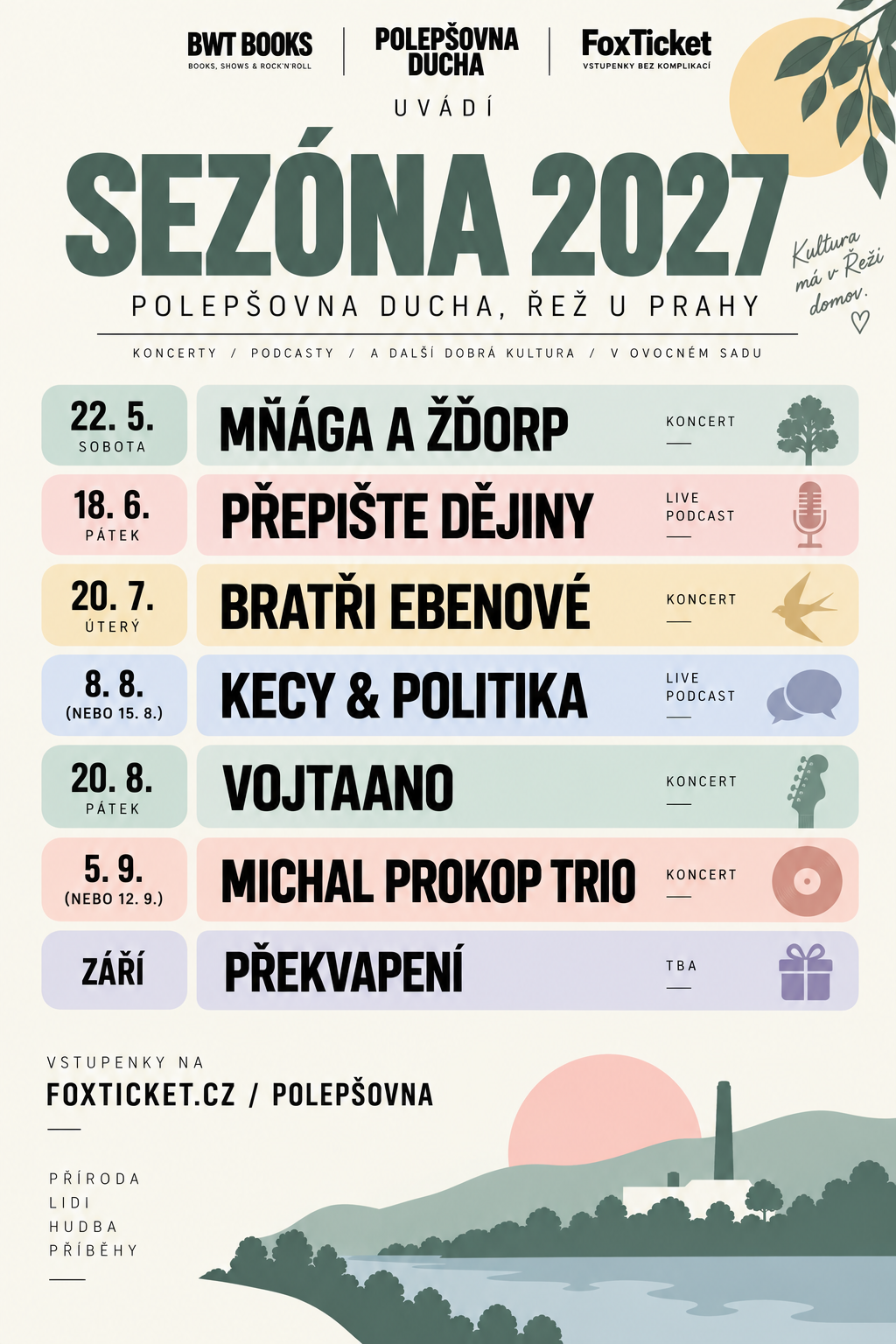 Plakátová inspirace sezony Polepšovna ducha